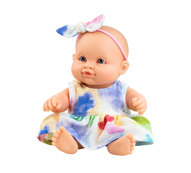 Peques doll clothes - Multicolored dress - Paola Reina