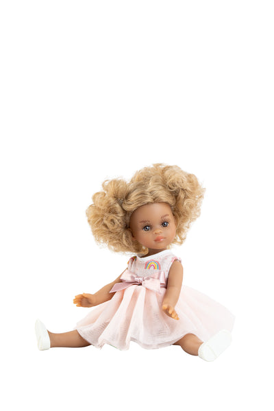 Mini Amigas Doll - Raquel with pink tutu dress - Paola Reina