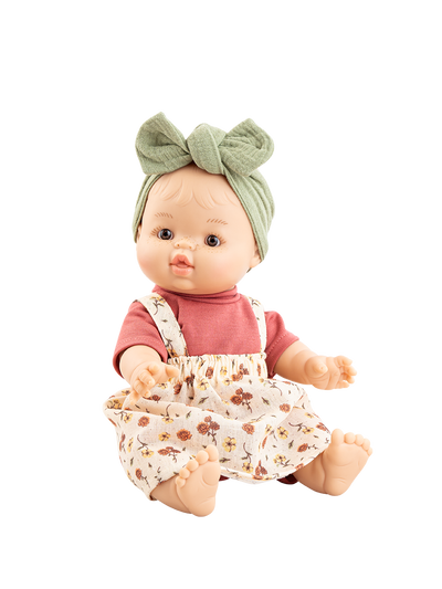 Clothes for dolls Gordis, Los Manus and Alex & Sonia - Flower overalls - Paola Reina