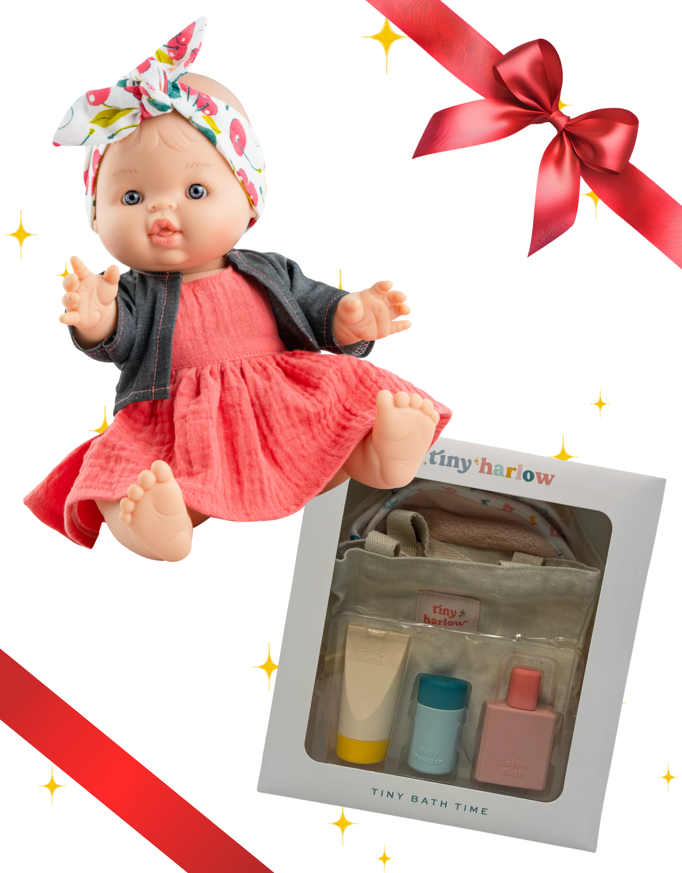 Frederica Gordis Doll with Tiny Harlow Bath Time Set