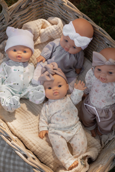 Baby Gordis - Birds pajamas with white hat - Paola Reina
