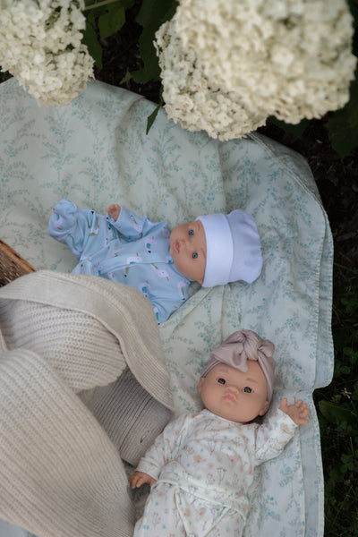Baby Gordis - Birds pajamas with white hat - Paola Reina