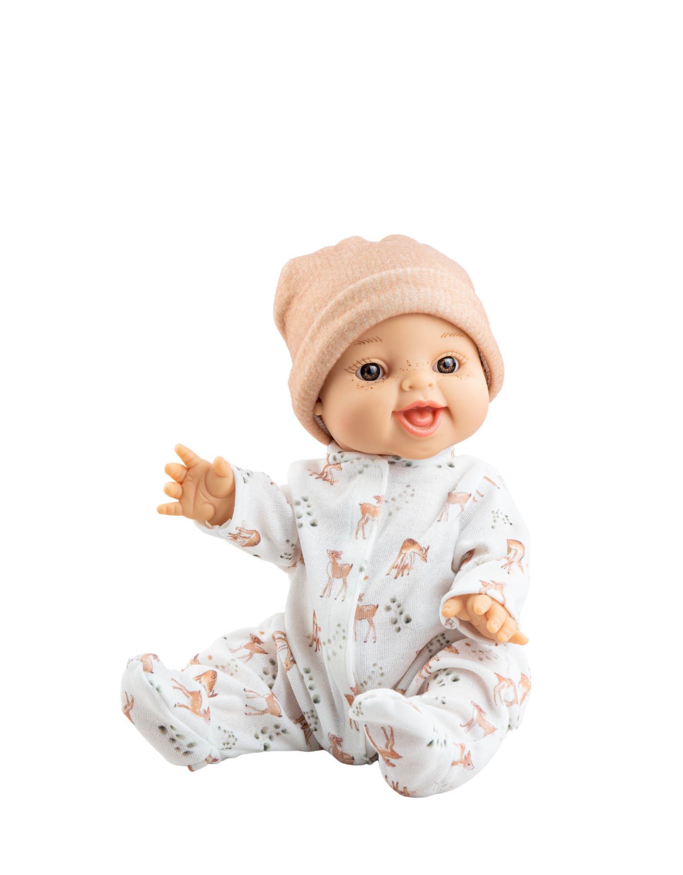 Baby Gordis - Rachel with fawn pajamas and hat - Paola Reina
