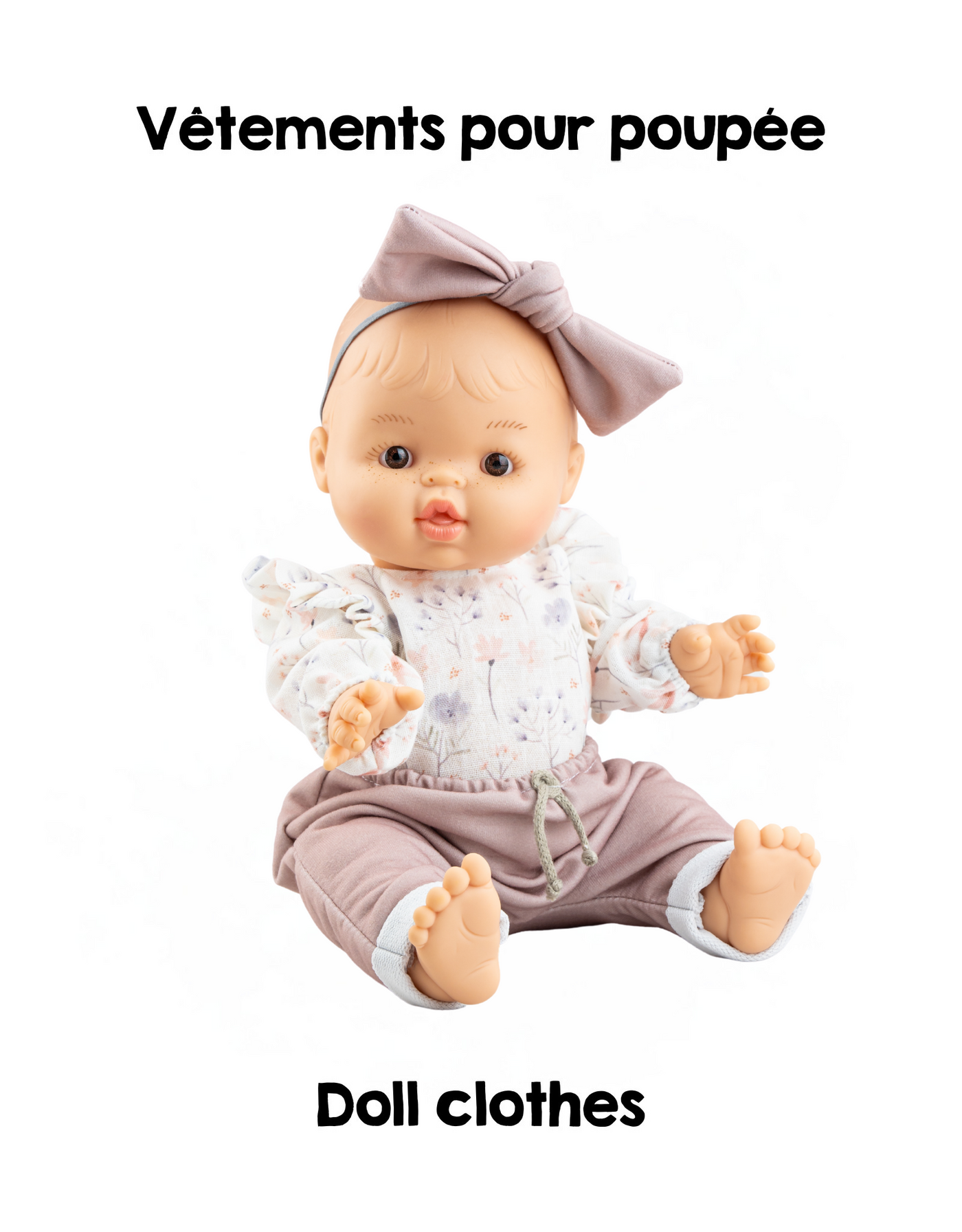 Clothes for Gordis, Los Manus and Alex & Sonia dolls - Floral set - Paola Reina