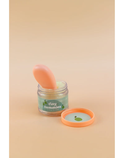 Tiny tummies - Apple puree jar and spoon set - Tiny harlow