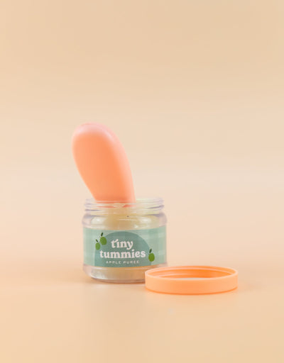 Tiny tummies - Apple puree jar and spoon set - Tiny harlow