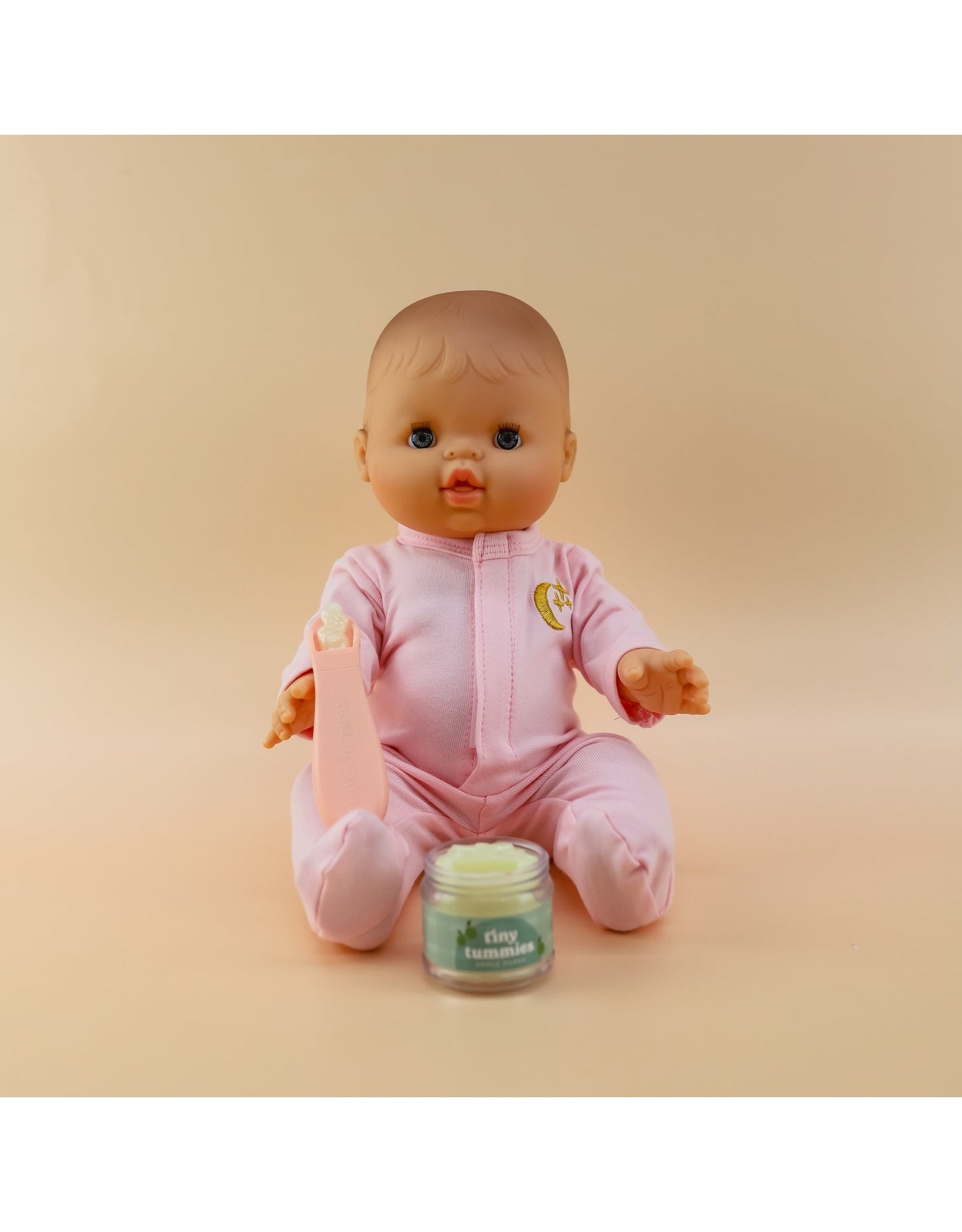 Tiny tummies - Apple puree jar and spoon set - Tiny harlow