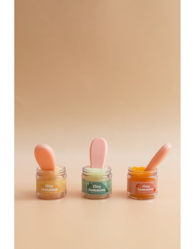 Tiny tummies - Apple puree jar and spoon set - Tiny harlow