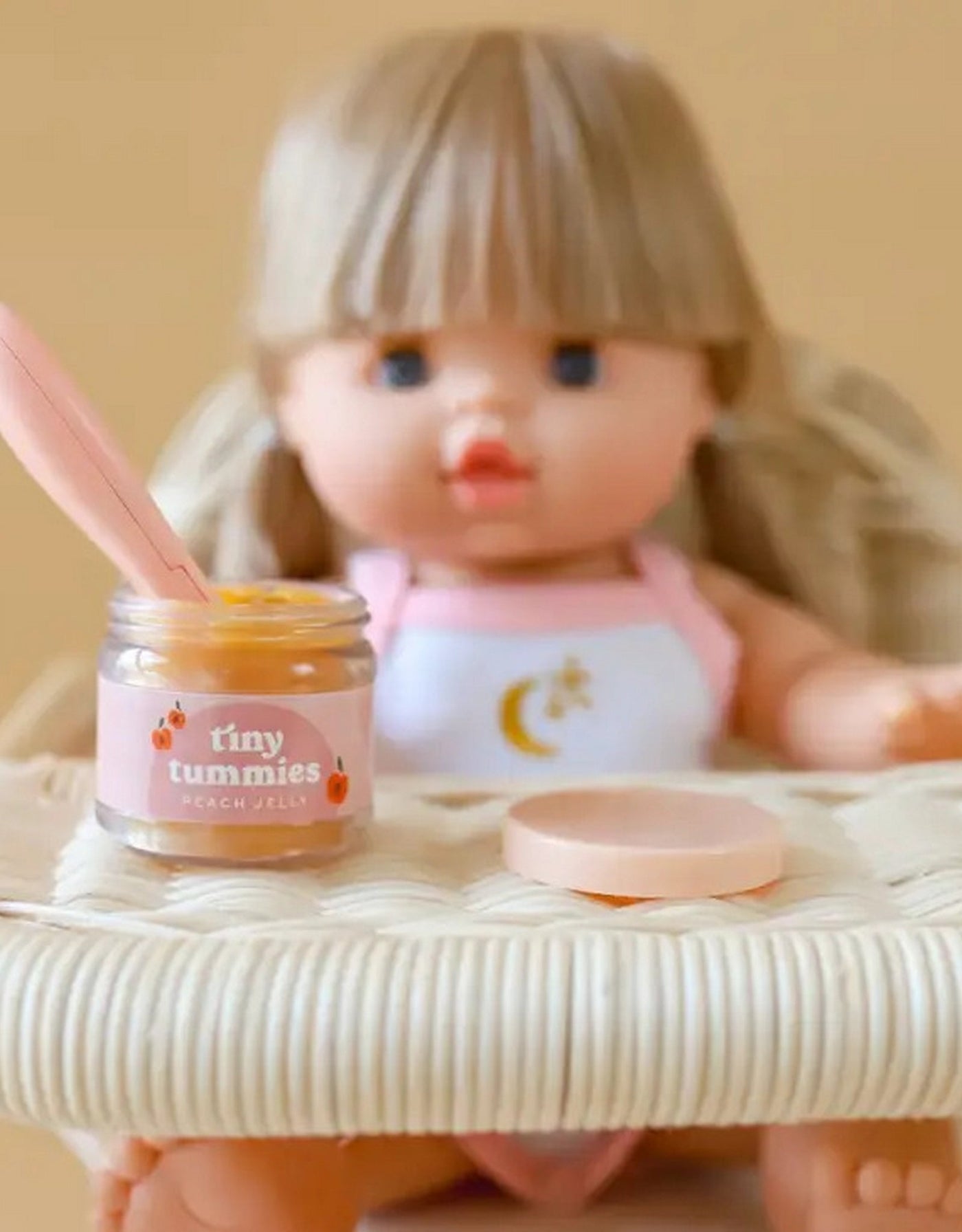 Tiny tummies - Apple puree jar and spoon set - Tiny harlow