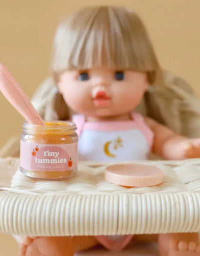 Tiny tummies - Apple puree jar and spoon set - Tiny harlow