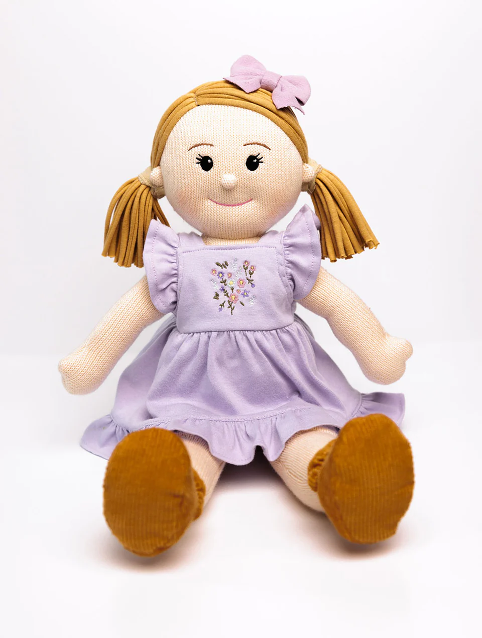 Handknitted doll - Amelia - Clementine Collective