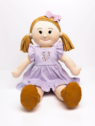 Handknitted doll - Amelia - Clementine Collective