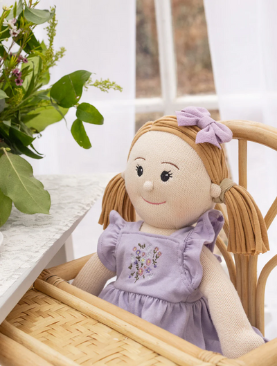 Handknitted doll - Amelia - Clementine Collective