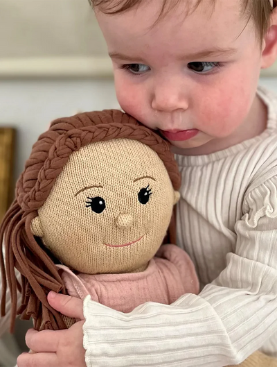 Handknitted doll - Clara - Clementine Collective