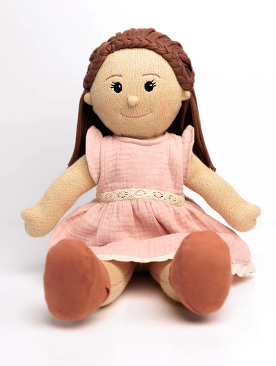 Handknitted doll - Clara - Clementine Collective