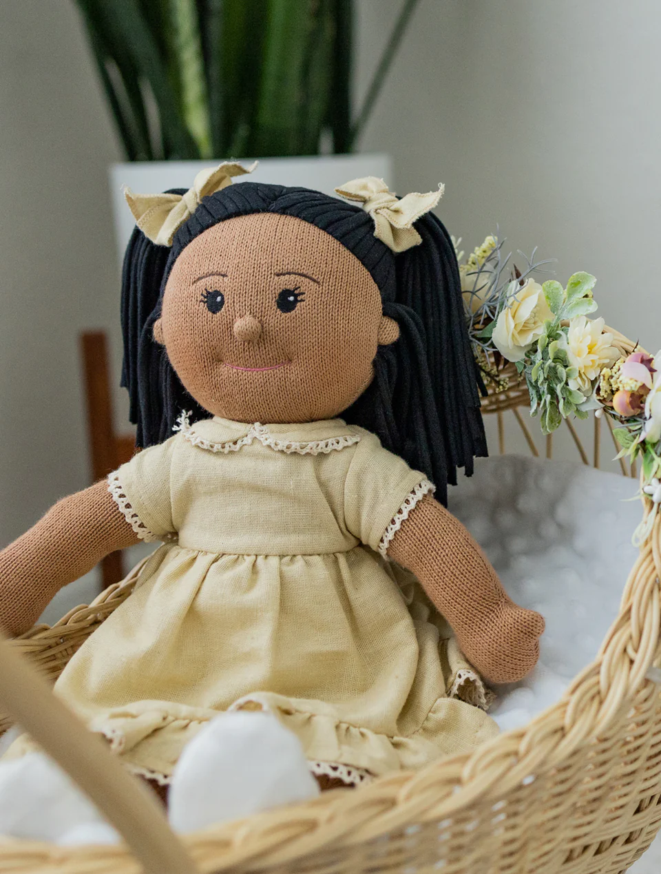 Handknitted doll - Penelope - Clementine Collective