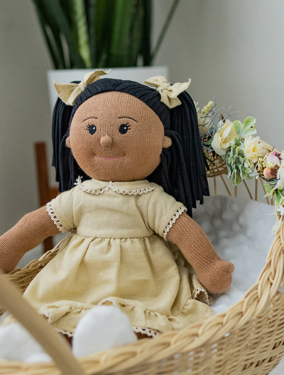 Handknitted doll - Penelope - Clementine Collective