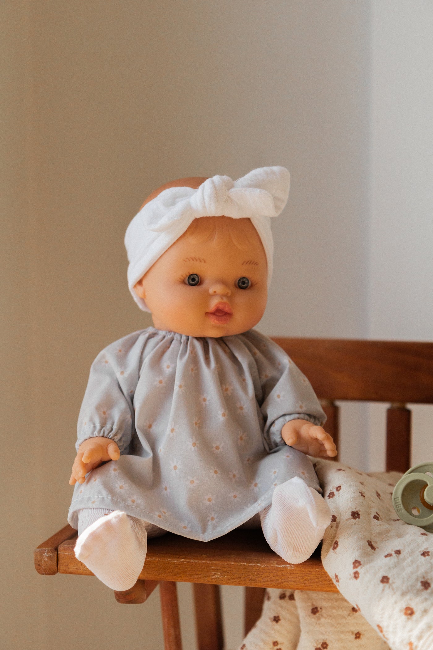 Baby Gordis - Raky with floral blouse and headband - Paola Reina