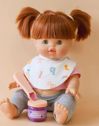 Tiny tummies - Grape jelly jar and spoon set - Tiny harlow