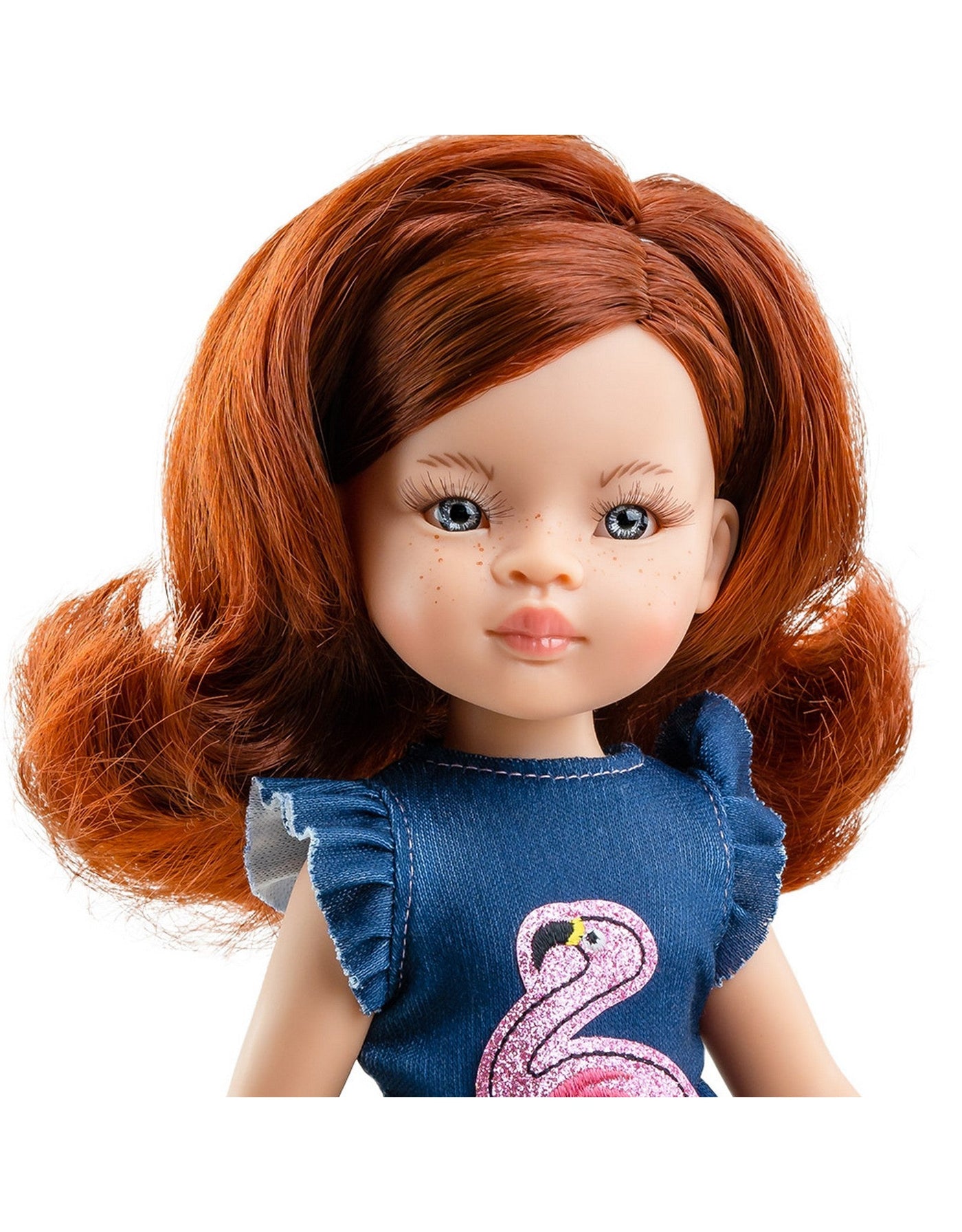 Las Amigas Doll - Inma with flamingo blue sweater - Paola Reina