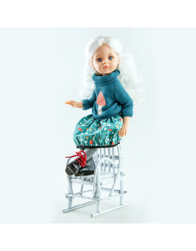 Las Amigas Doll Clothing - Mushroom Skirt & Sweater - Paola Reina
