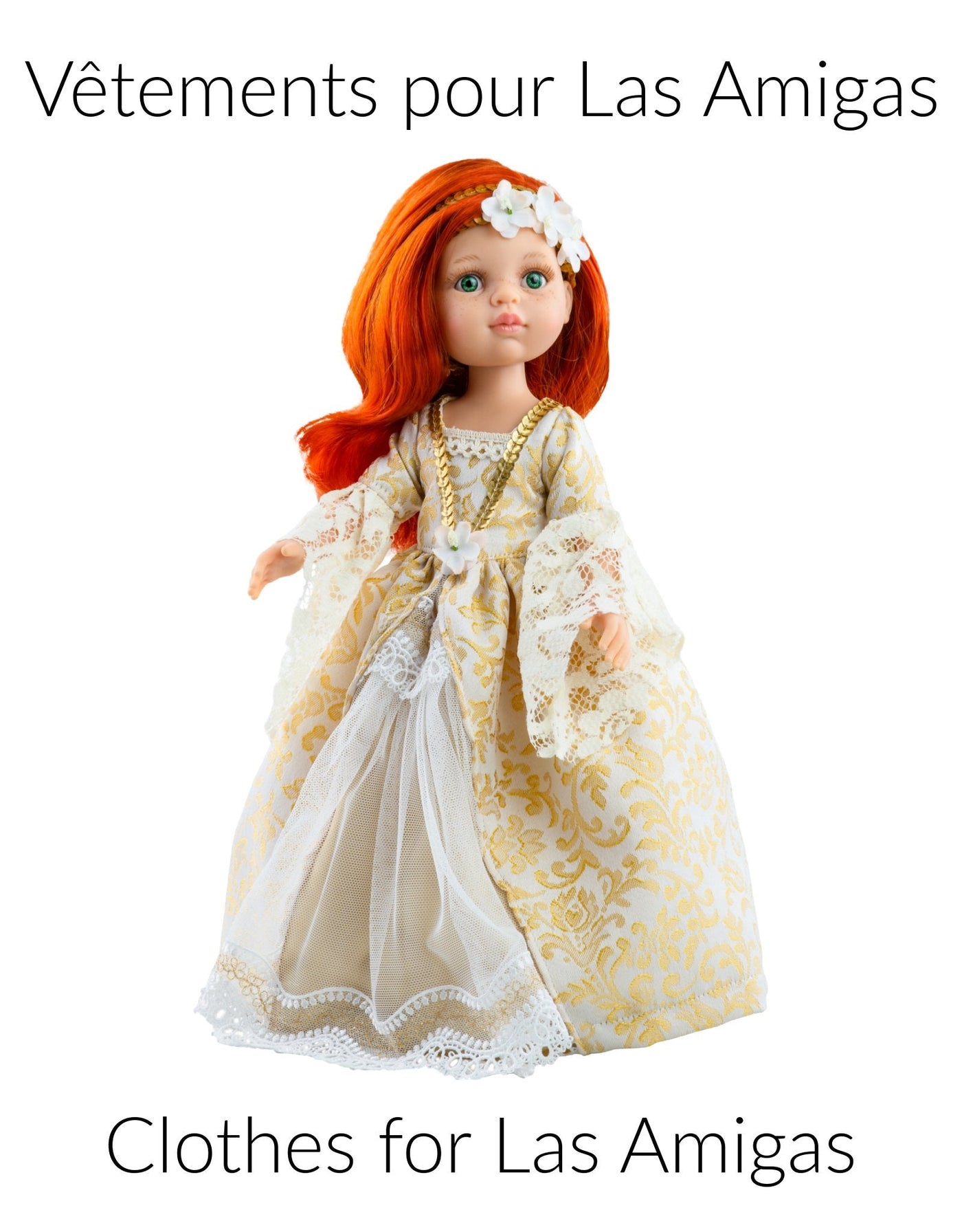 Las Amigas Doll Clothes - Ball Gown - Paola Reina