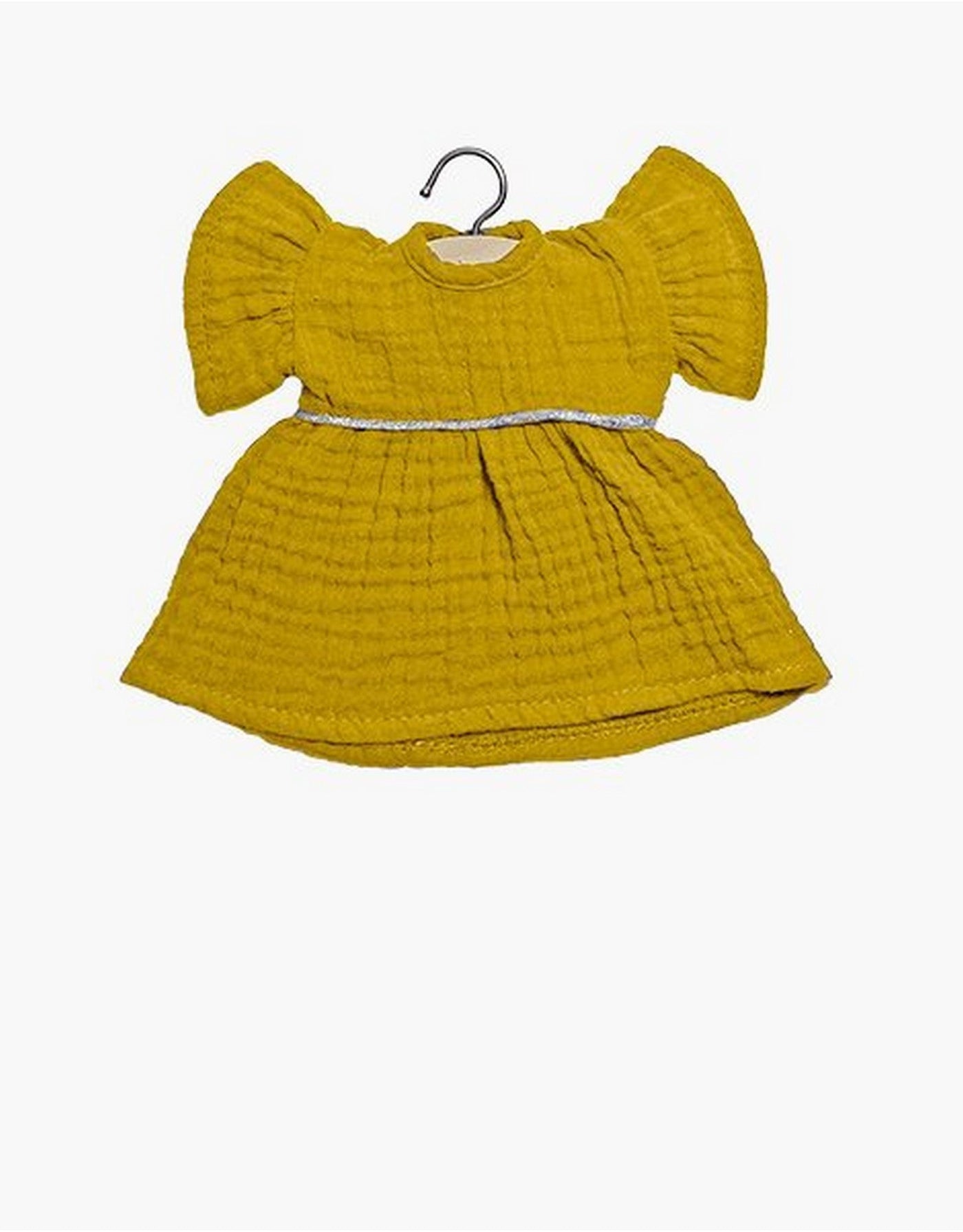 Amigas Doll Daisy Dress - Mustard - Minikane