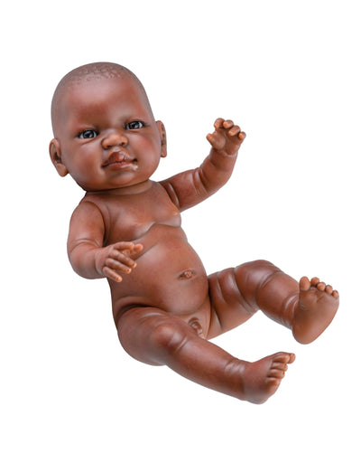 Poupée Bebito Réaliste - Bébé naissant garçon à la peau noire - Paola Reina marque  Paola Reina vendu par Veille sur toi